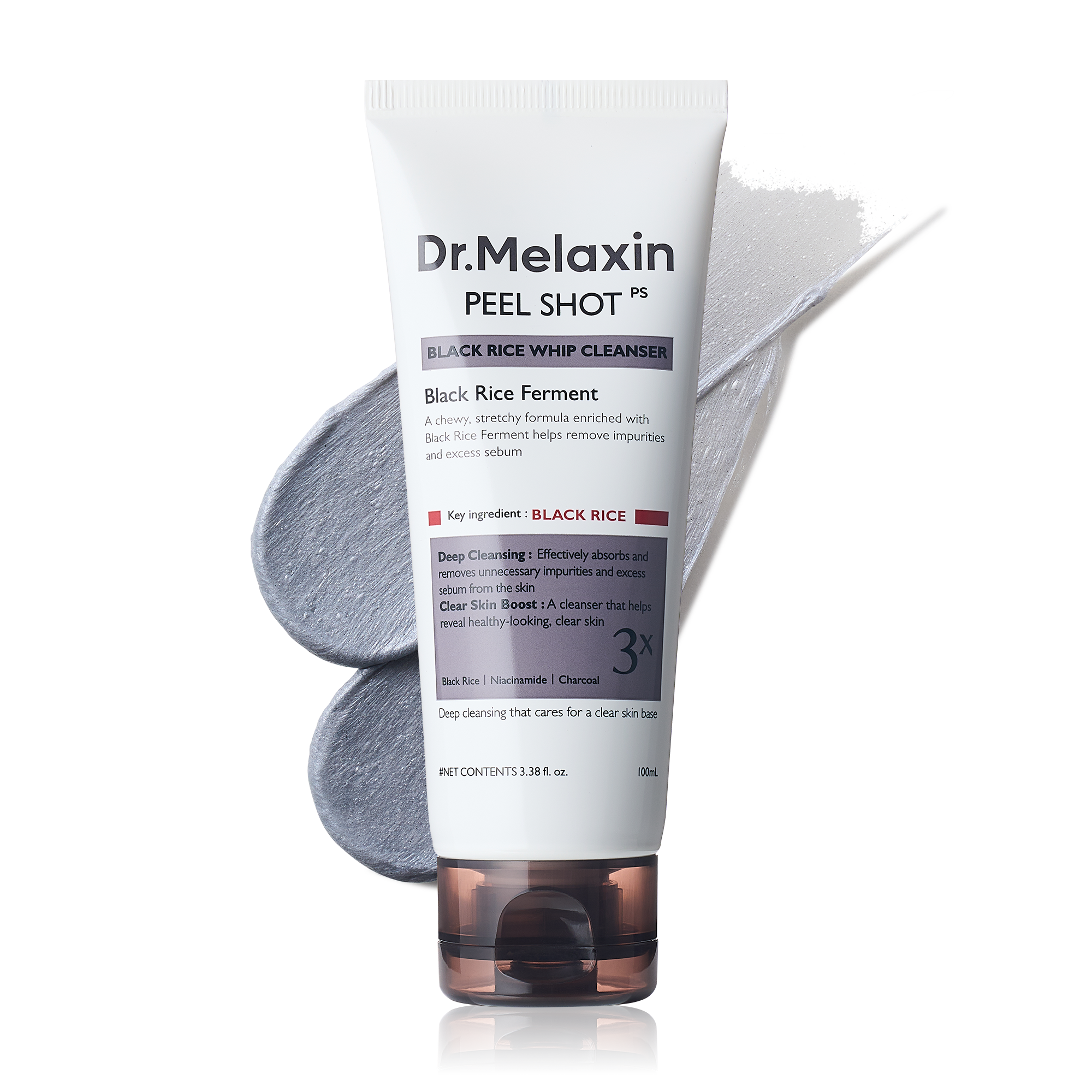 Peel Shot Black Rice Mochi Whip Cleanser